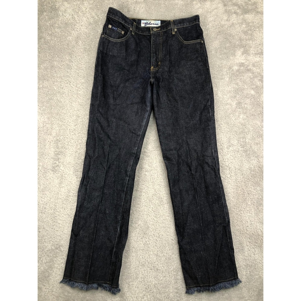 Express Bleus Jeans Womens 9/10L (32x31.5) Vintage Bootcut Blue Denim